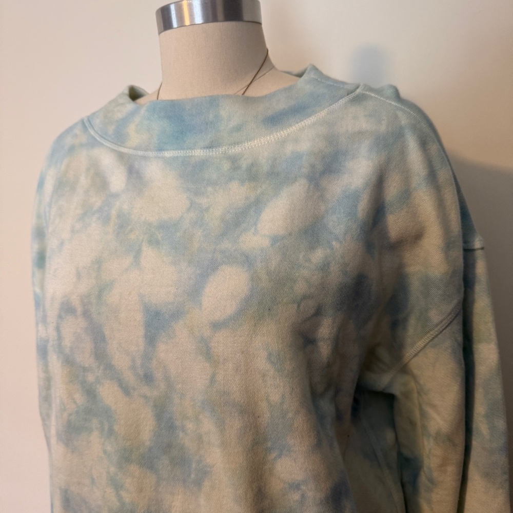 Anthropologie Blue Tie-Dye Sweatshirt - Picture 2 of 4